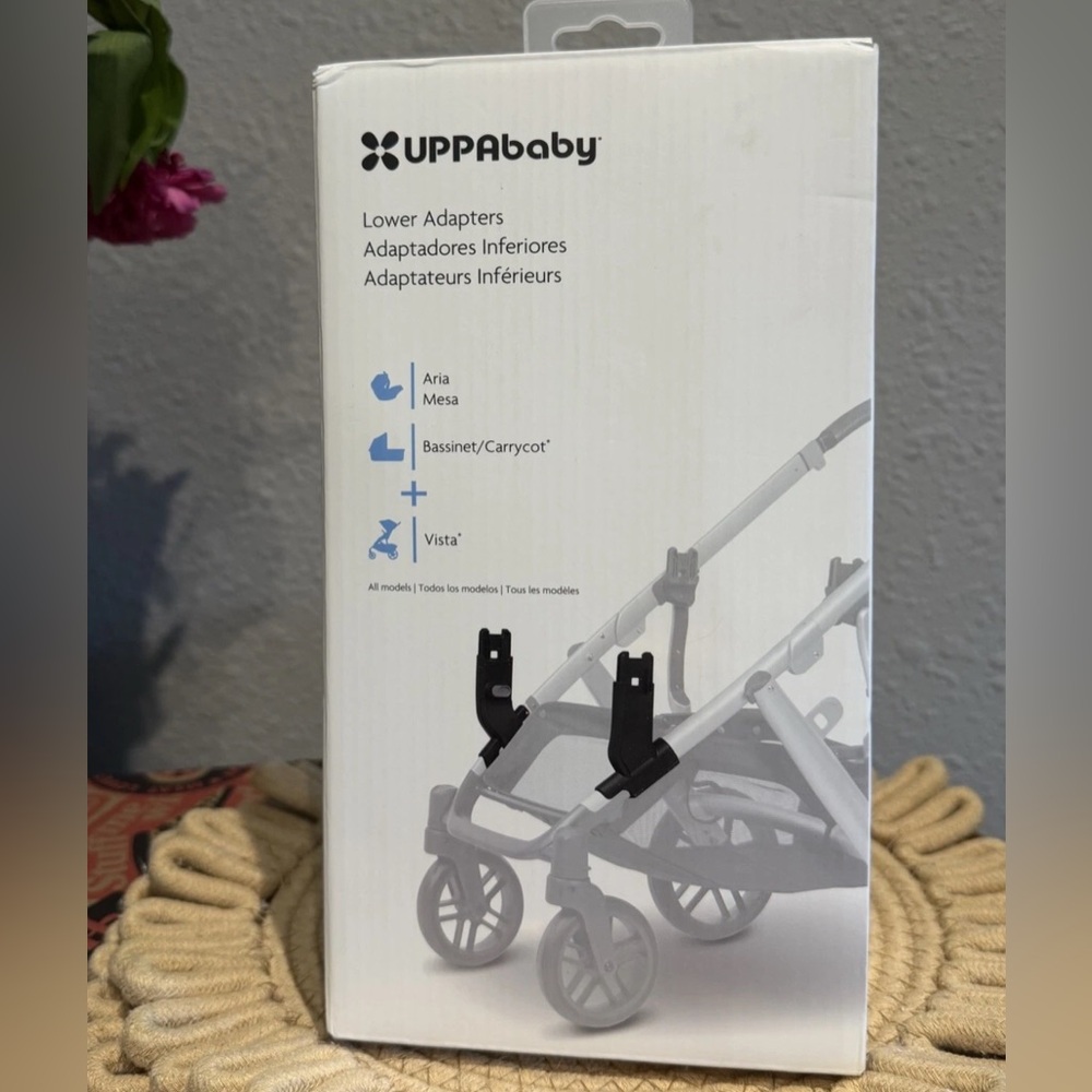 UPPAbaby Lower Adapters Black for Vista Stroller Infant Toddler